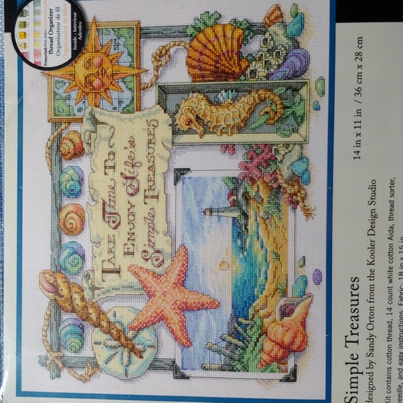 Dimensions Simple Treasures Cross Stitch Kit - Picture 1 of 4